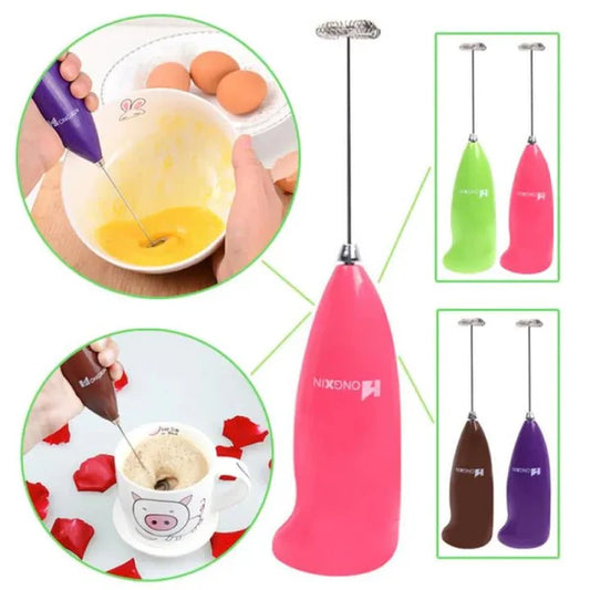 2 in 1 Rechargeable Electric Coffee Beater & Frother